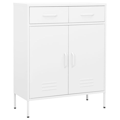 Lady Jillian -  Storage Cabinet White 80x35x101,5 cm Steel - Model 2